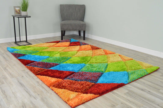4d shaggy 6492, multicolor,multisize, area rug, Rugs & Accents PrimeRugsOH